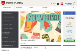 Strona internetowa Urzdu Miasta Piastw