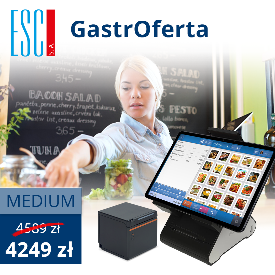 Fotografia zawierajca oferty promocyjne dla gastronomii