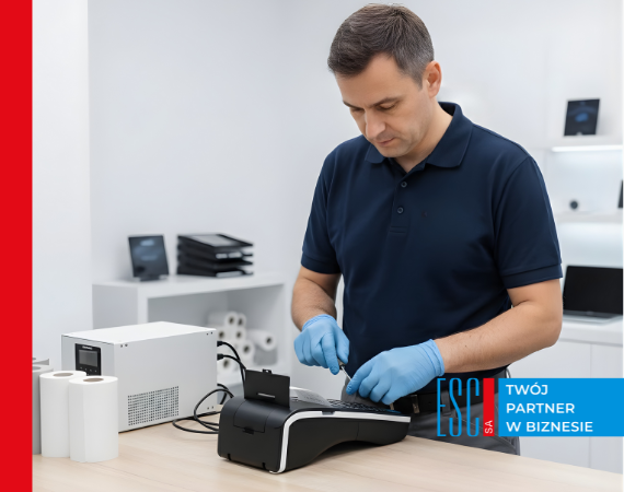 Obraz przedstawi�jacy kasa fiskalna nie drukuje paragonu – co robi�?