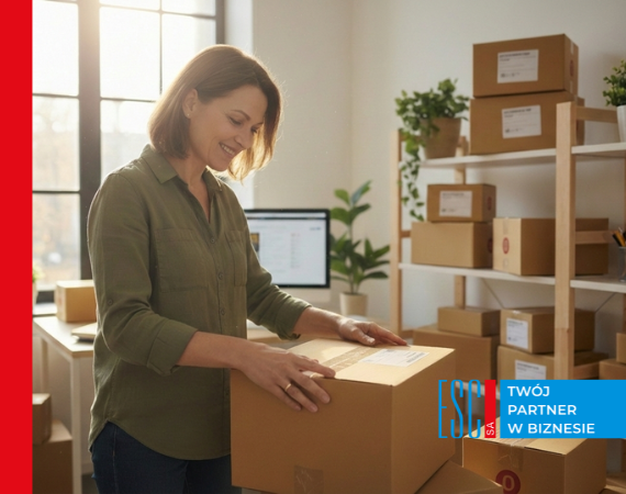 Obraz przedstawi�jacy sprzeda� wysy�kowa za granic� a kasa fiskalna-jak...