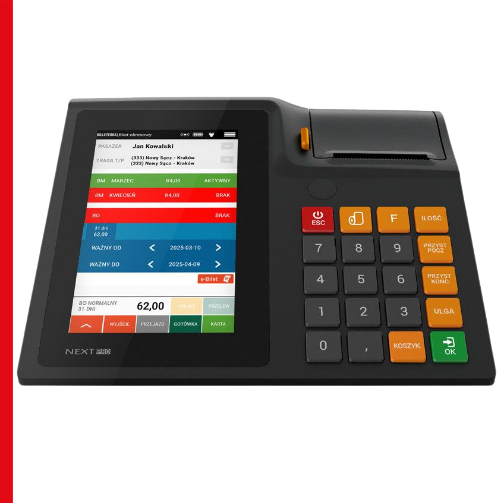Kasa fiskalna Novitus Next Pro Bus Online