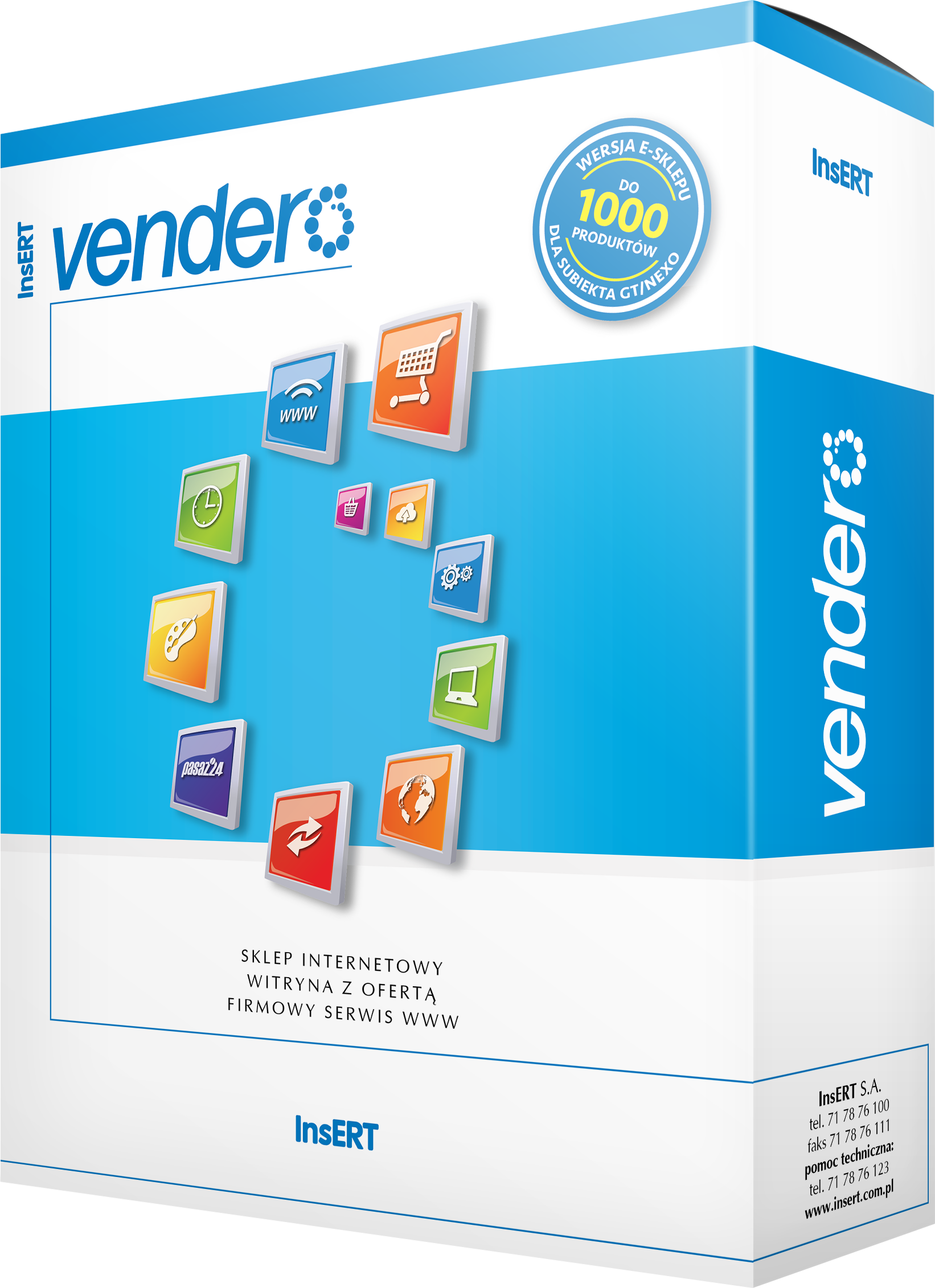 pudełko Vendero - sklep internetowy
