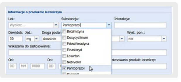 Raportowanie niepodanych dziaa lekw (ndl)