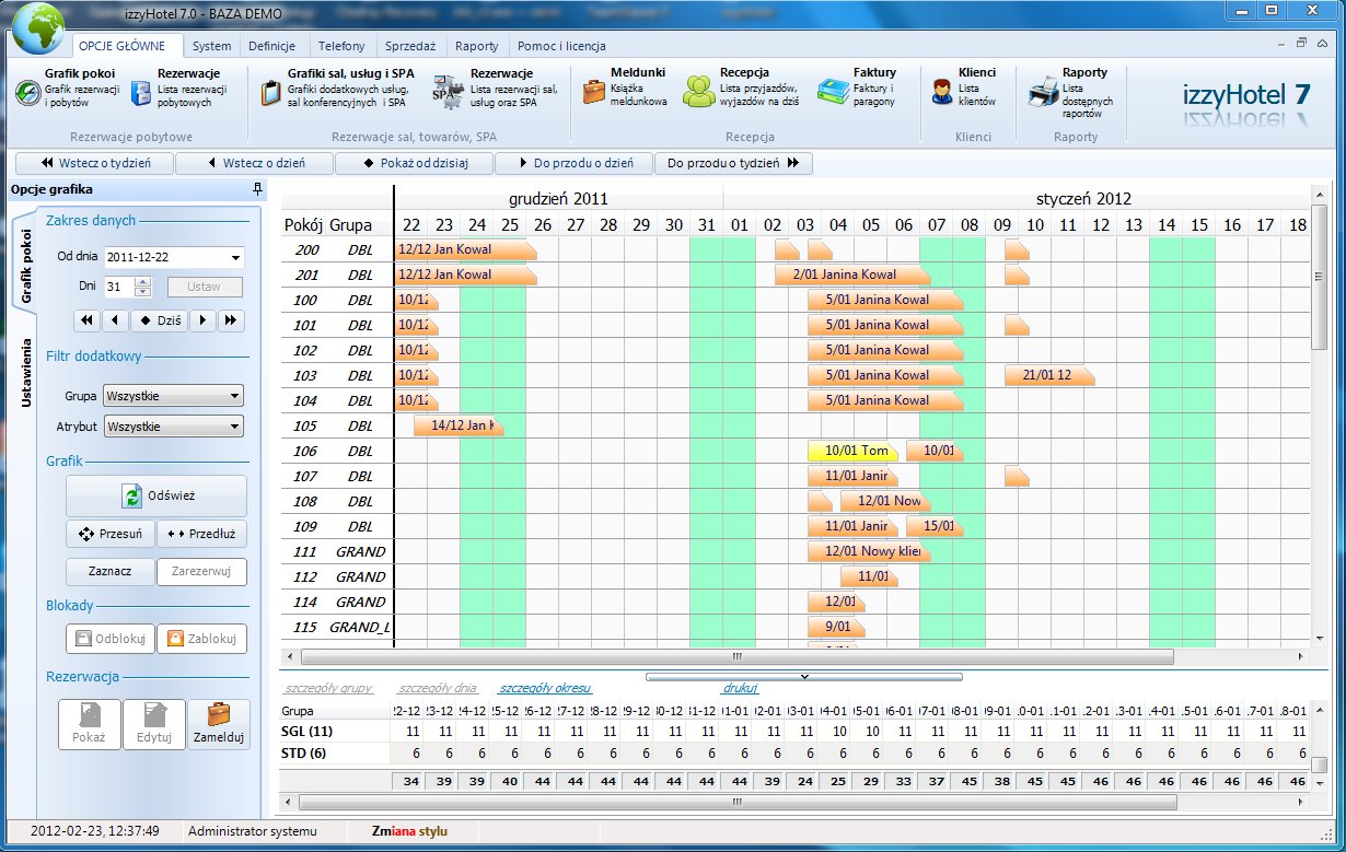 Rozwiązania hotelowe programy hotelowe ESC SA