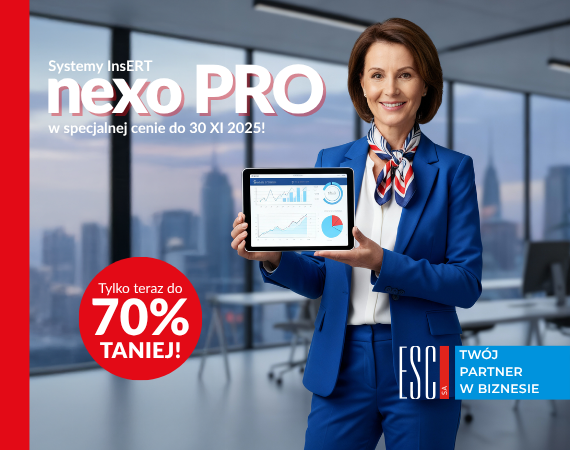 InsERT nexo PRO do 70% taniej (tylko w listopadzie)!