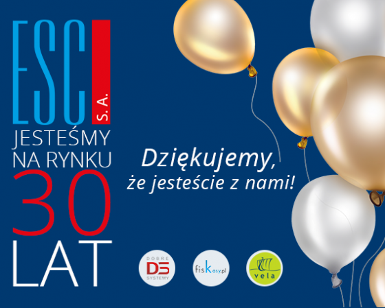 Jestemy z Wami ju 30 lat!