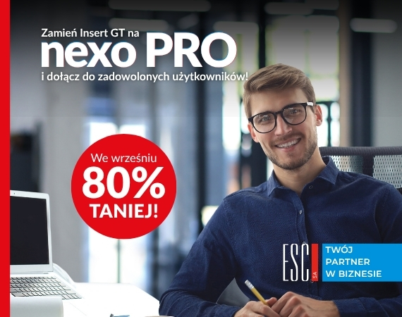 Zamie� InsERT GT na nexo PRO. We wrze�niu 80% taniej