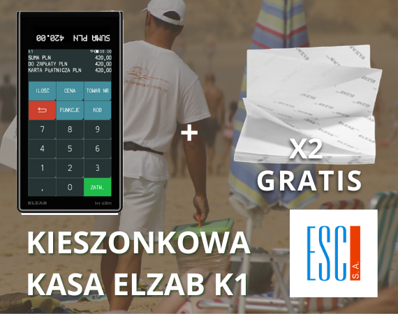 Kieszonkowy rozmiar, due moliwoci. ELZAB K1 + 2 opakowania papieru termicznego GRATIS!