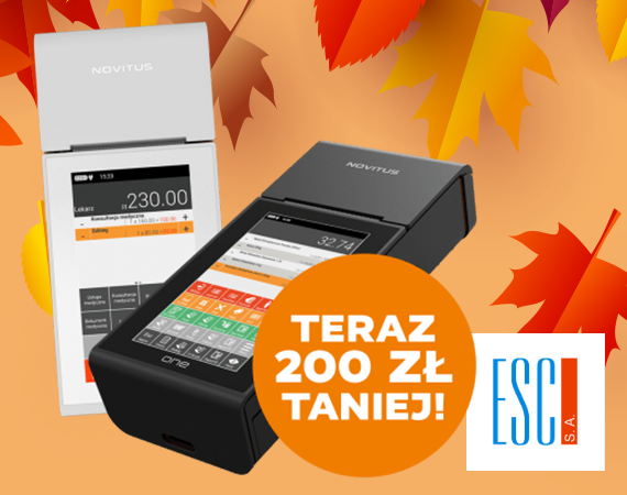 Kasa fiskalna Novitus One -200zł!