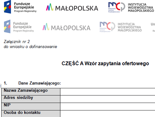 Bon na doradztwo - zapytanie w celu rozeznania rynku