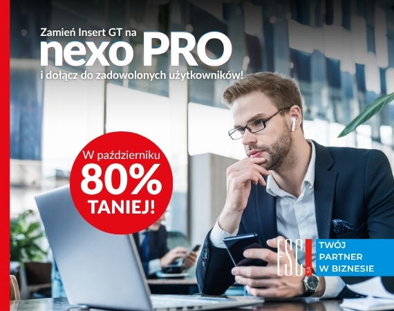 Zamie� InsERT GT na nexo PRO. W pa�dzierniku 80% taniej
