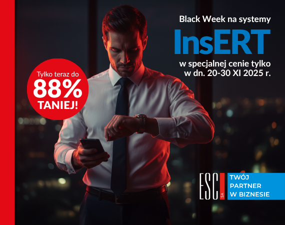 Black Week 2025 na programy InsERT do 88% taniej!