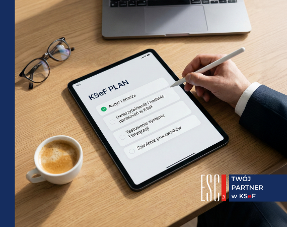 Obraz przedstawi�jacy jak przygotowa� firm� na KSeF? 8 krok�w do skutecznego
wdro�e...