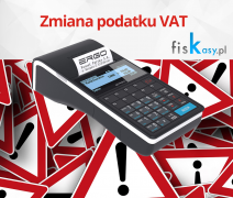 Zmiana podatku VAT w kasach fiskalnych do 31 lipca 2019