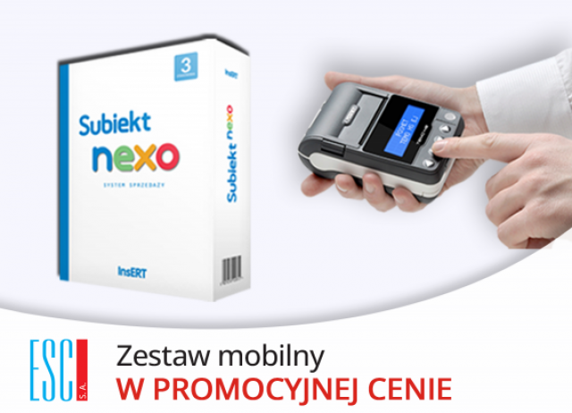 Mobilny zestaw sprzedażowy – Subiekt nexo i drukarka fiskalna Temo online