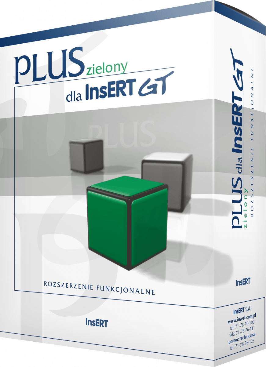 pudełko Zielony Plus dla InsERT GT - Rozszerzenie