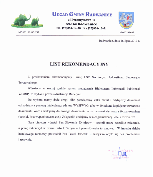 rekomendacje z Radwanic