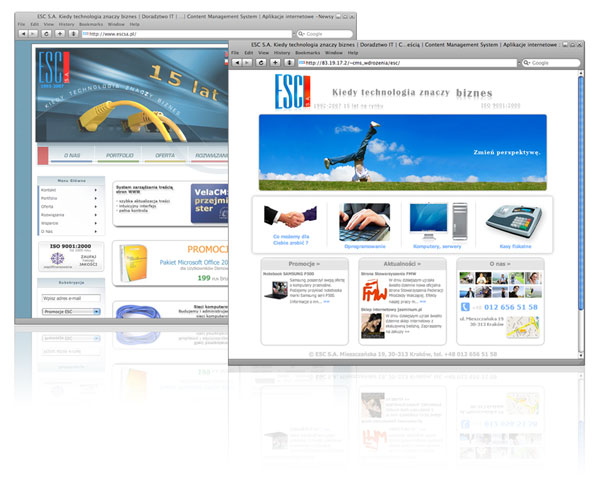 Nowa strona ESC S.A.