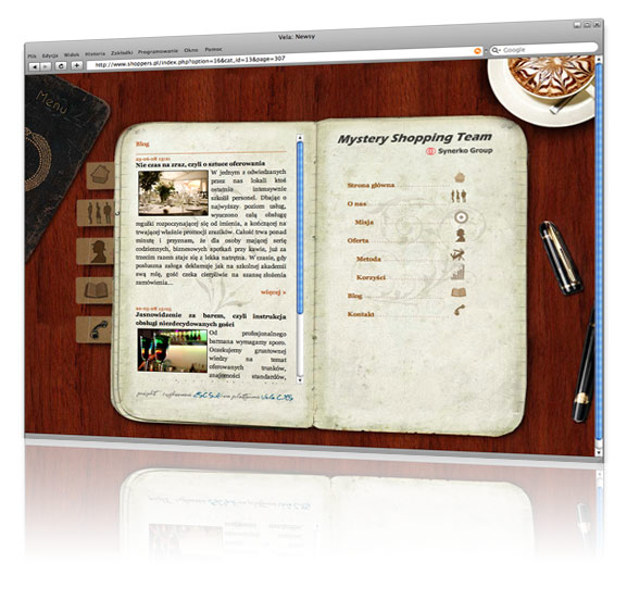 Wdrożenie systemu VelaCMS w Synerko Mystery Shopping Team