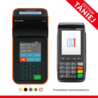 Kasa fiskalna Elzab K10 WiFi online + terminal płatniczy