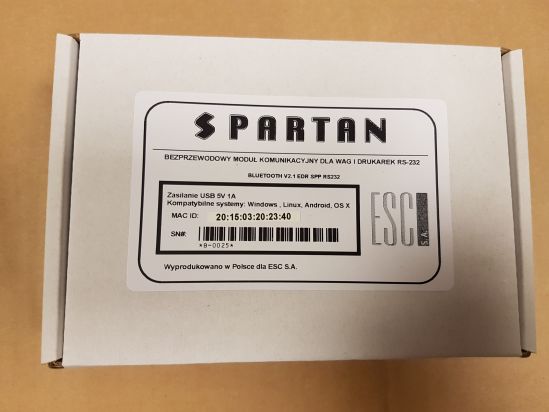 Spartan - konwerter Bluetooth RS232