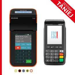 Kasa fiskalna Elzab K10 online Wi-Fi/BT + terminal płatniczy Ingenico Move 3500